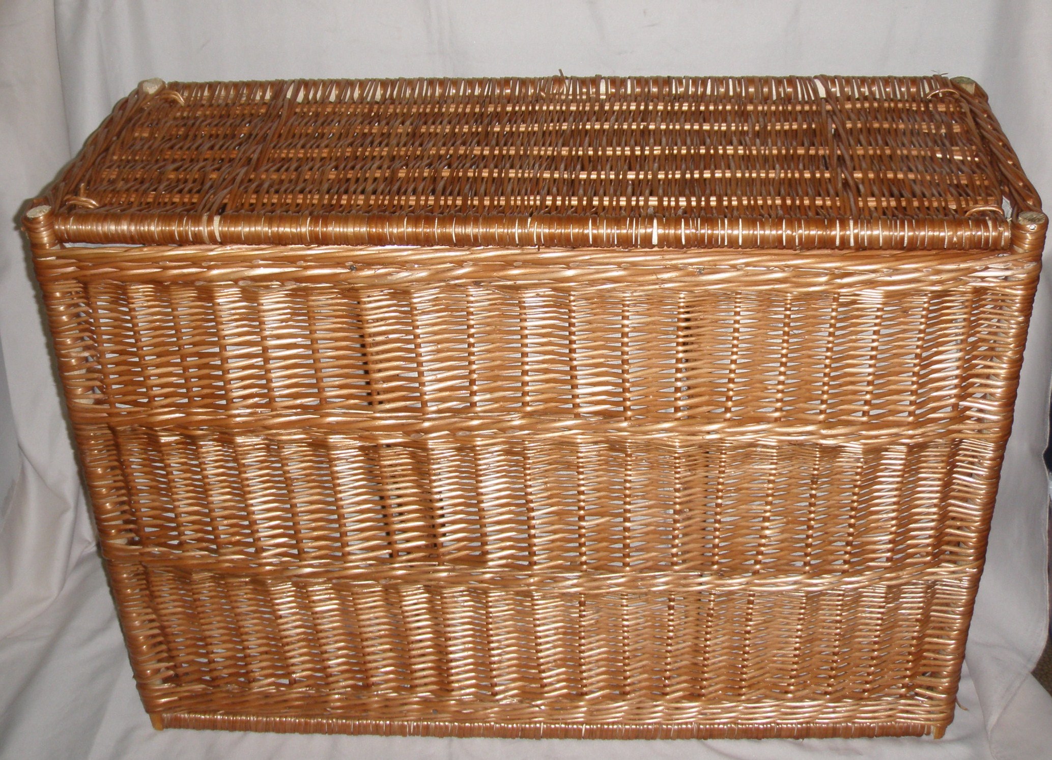 Wï¿½schetruhe - Wï¿½schesortierer 3 Abteile aus Korbweide uni CH240